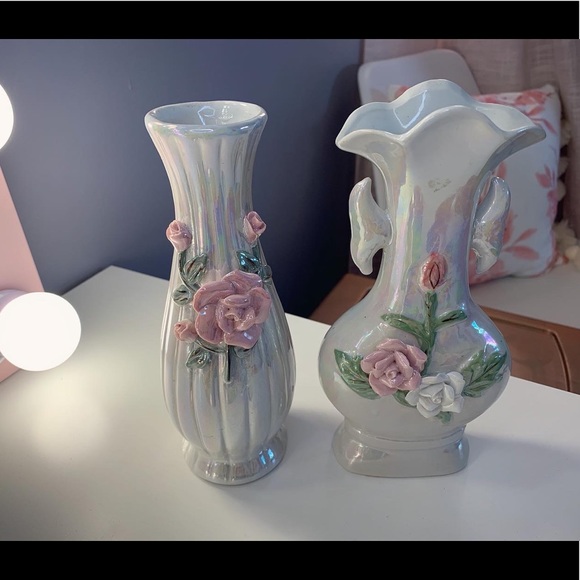 Antique Flower Vases - Picture 2 of 2